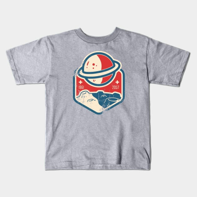 Outer Space, The Planets Kids T-Shirt by Applecrunch